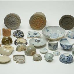 佐倉城跡発掘出土品（三の丸出土）