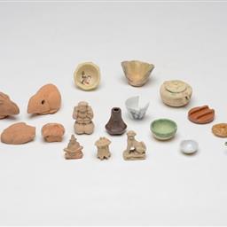 武士の家のあそび（人形・ままごと道具・箱庭道具）