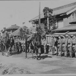 佐倉連隊 「馬上行軍」田町