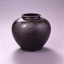 團文壷花瓶